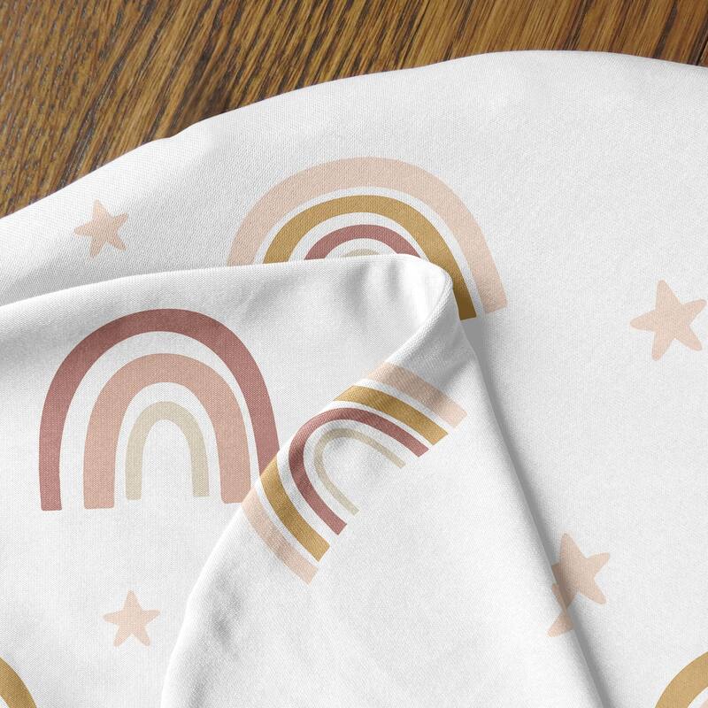 Sweet Jojo Designs Boho Rainbow Girl Nursing Breastfeeding Pillow Cover