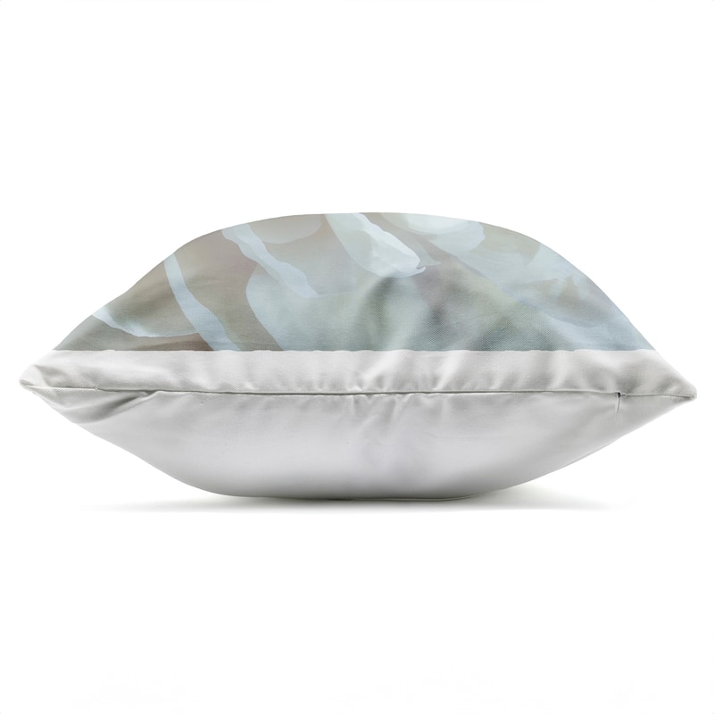 Stupell Elegant White Petals Printed Outdoor Throw Pillow Design by David Pollard