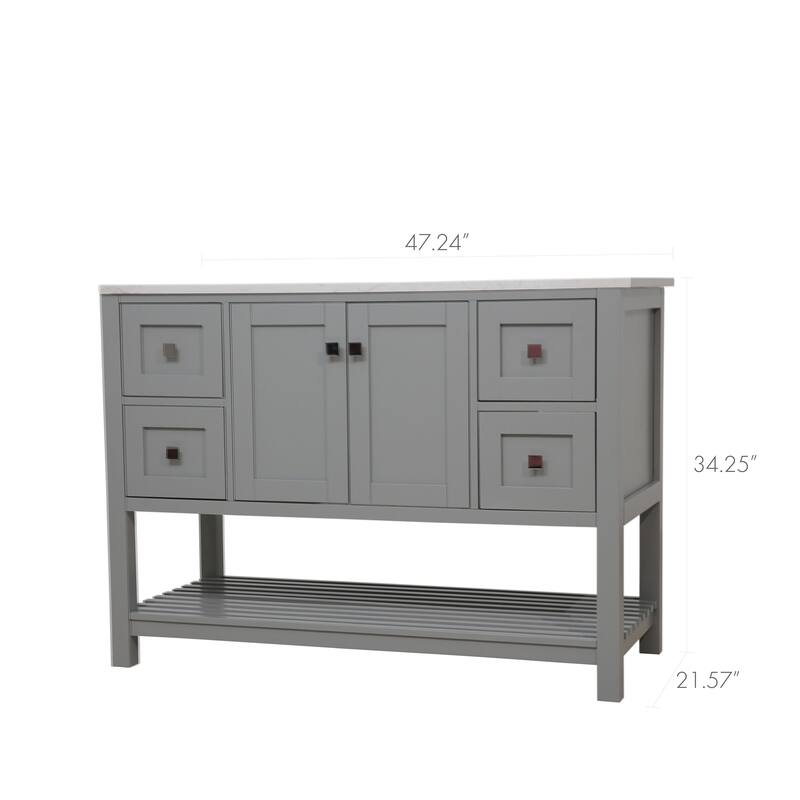 Tribecca 48" 4-Drawer Vanity