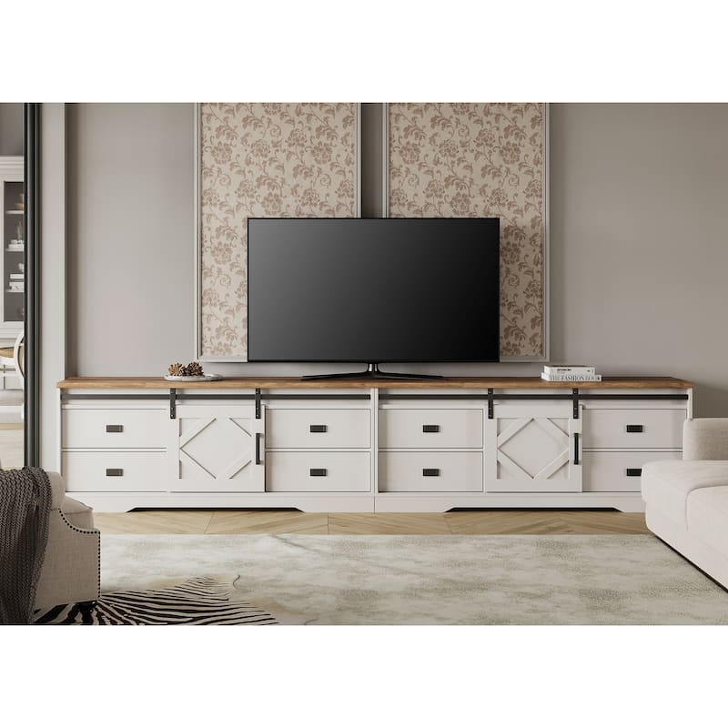 Modern Farmhouse TV Stand for up to 85" 110" 140" TVs