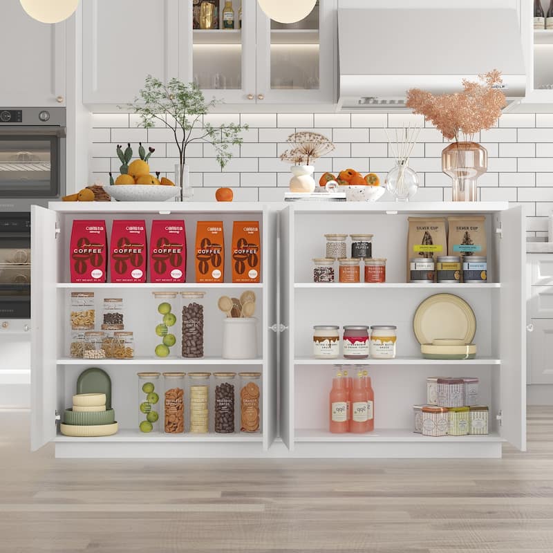 Kitchen Island Multi-Functional Sideboard for Contemporary Interiors - 63"