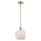 Option Antique Brass / White Glass with White Rope
