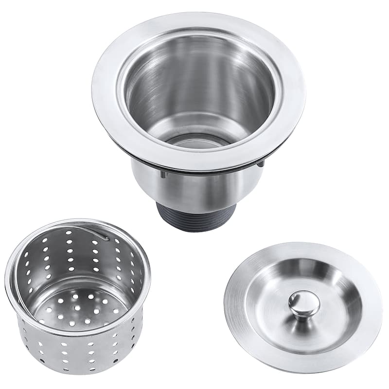 32"x 18" Undermount Single Bowl Kitchen Sink 18 Gauge Stainless Steel - 32*18*9