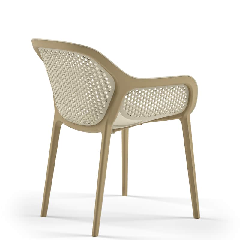 Omax Decor Atra Patio Dining Side Chair (Set of 2) - N/A