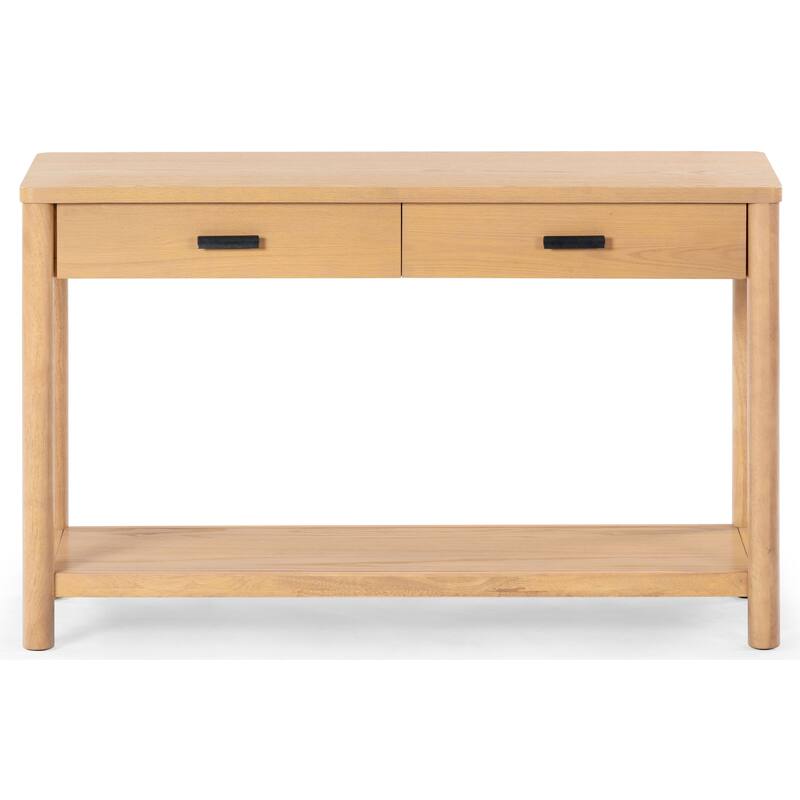 SAFAVIEH Couture Jaylessa Wood 2 Drawer Console Table - 48"W x 16"D x 30"H