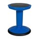 preview thumbnail 1 of 17, Commercial Fixed Height Collaborative Wobble Stool - 12.75"W x 12.75"D x 16"H Blue