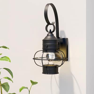 4 Pack 1-Light Outdoor Wall Lantern Lights Set - 9"x10.72"x17.51"