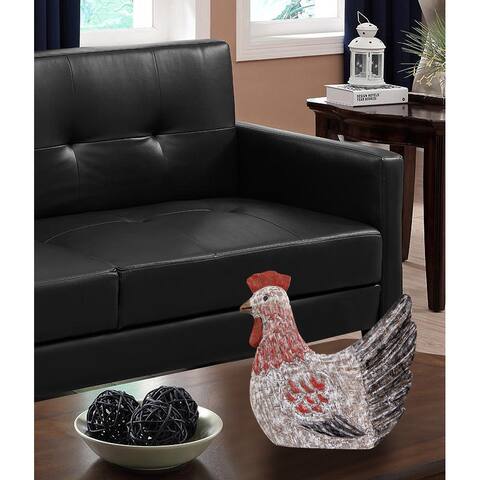 Better Trends Grove Collection of Home Decor Showpiece is Free Standing Art, Rooster Show Piece, 100% Mango Wood