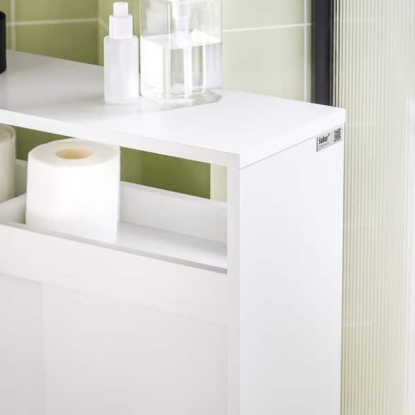 SoBuy Porte-rouleaux De Papier Toilette Armoire De Rangement Roulante Avec Compartiments Blanc Bzr02 W 68be94695a32f4446b66a3b4 SoBuy Porte-rouleaux De Papier Toilette Armoire De Rangement Roulante Avec Compartiments Blanc Bzr02 W 68be94695a32f4446b66a3b4