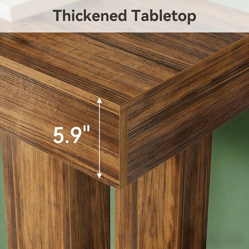 Wooden Entryway Country-Style Sofa Console Table