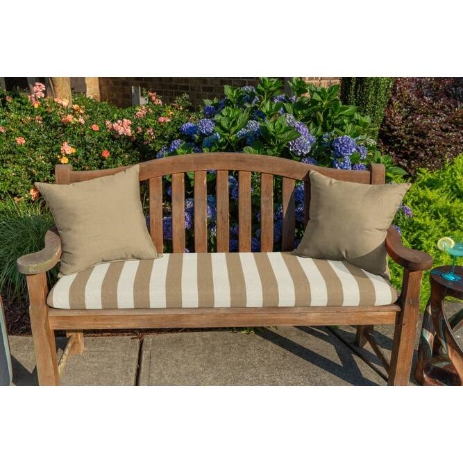 Sunbrella® Solid Fabric 1-Piece Indoor/Outdoor Square Throw Pillow, 20"W x 20"L, Canvas Macaw