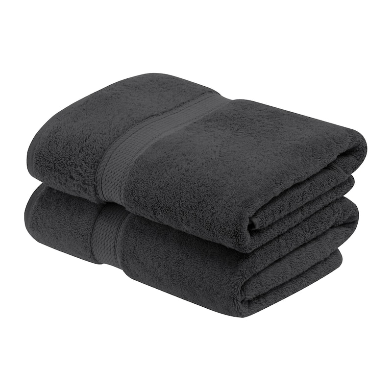 Superior Egyptian Cotton Pile Heavyweight Bath Towel Set of 2
