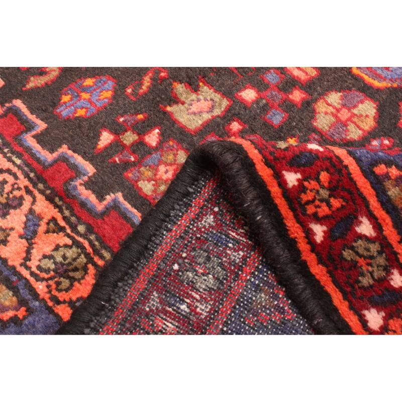 ECARPETGALLERY Hand-knotted Anadol Black Wool Rug - 4'6 x 7'9