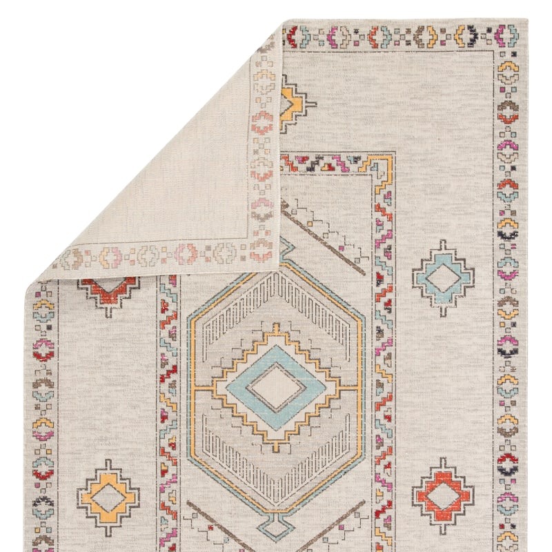 The Curated Nomad Don Chee Tribal Medallion Indoor/ Outdoor Area Rug