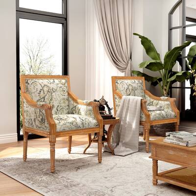 Homy Casa Upholstered Arm Accent Chair