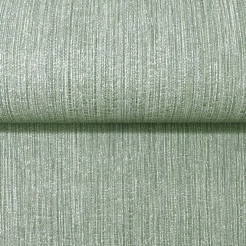 York Wallcoverings Washed Ramie Sea Glass Wallpaper