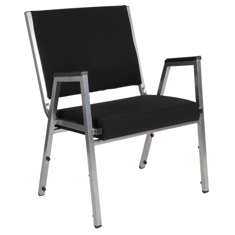 4 PK 1500 lb. Rated Antimicrobial Bariatric Reception Arm Chair