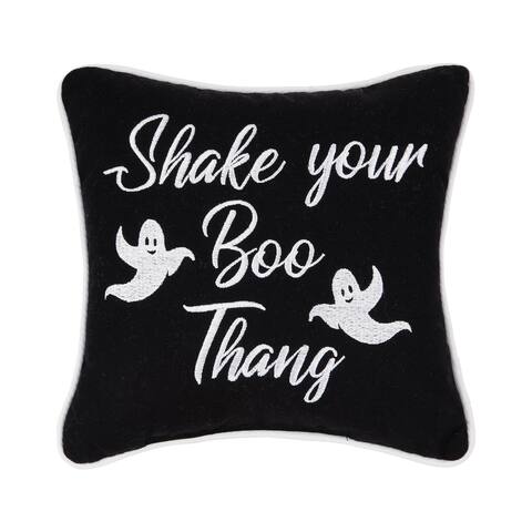 Shake Your Boo Thang Embroidered Throw Pillow