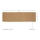 preview thumbnail 5 of 14, Burlap Fringed Runner