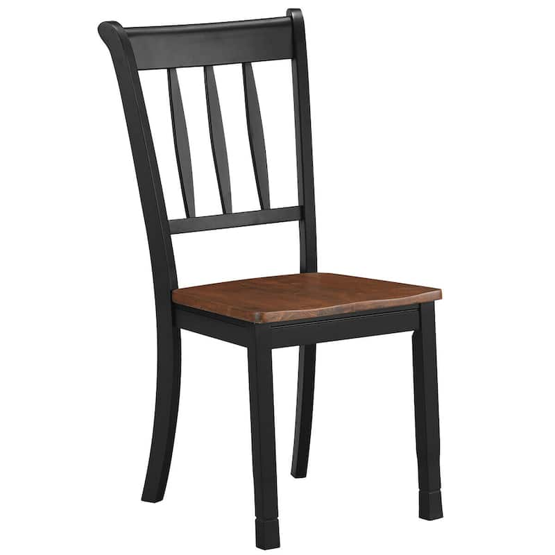 Gymax 4PCS Wooden Dining Side Chair High Back Armless Home Furniture - See Details