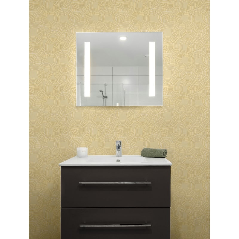 Seabrook Designs Janina Chain Geometric Unpasted Wallpaper