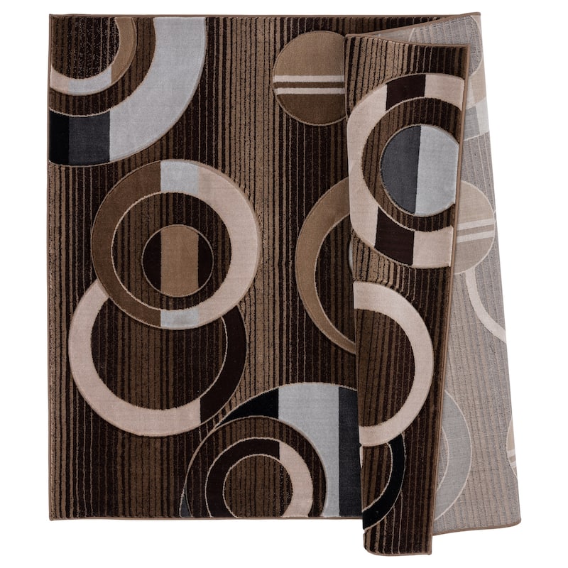 Orelsi Collection Abstract Area Rug