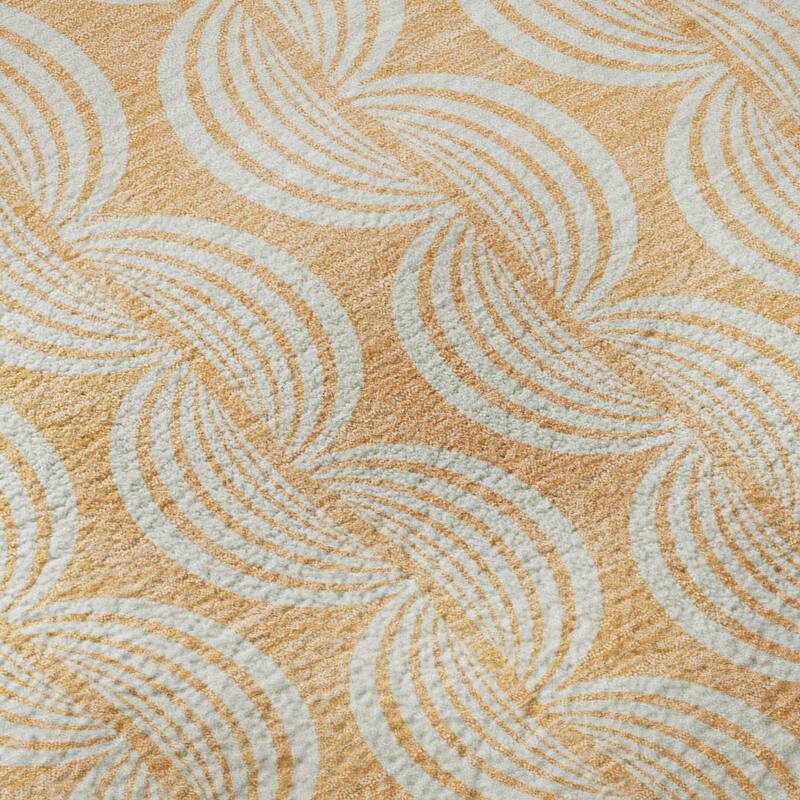 Premium Washable Super Soft Modern Scallop Mayfield Rug