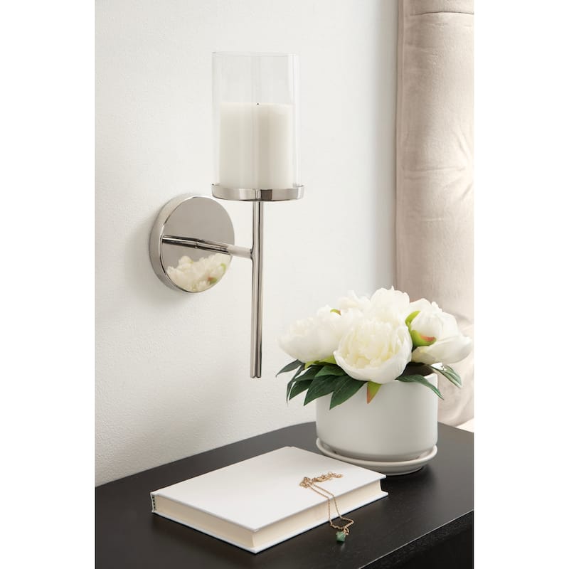 Kate and Laurel Blaise Metal Wall Sconce