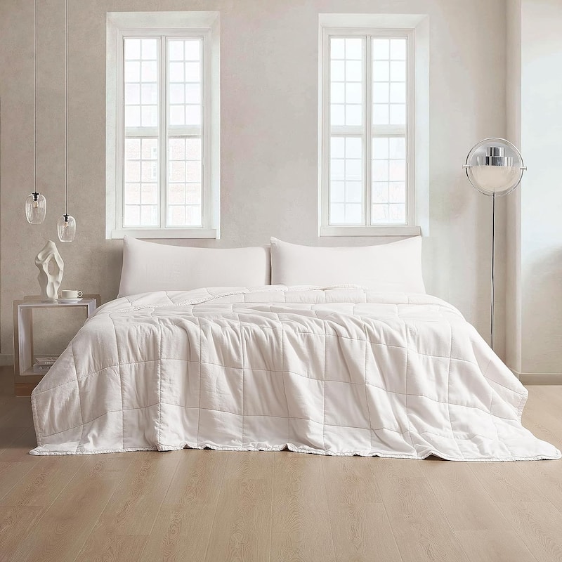 Dark Sky Reserve® - Bamboo Linen Comforter - Portugal Made - White Sand - Queen