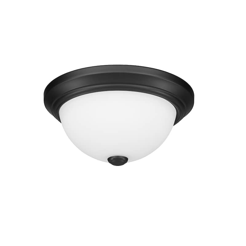 Millennium Lighting Metal 2 Light Flush Mount Ceiling Fixture in Multiple Finishes