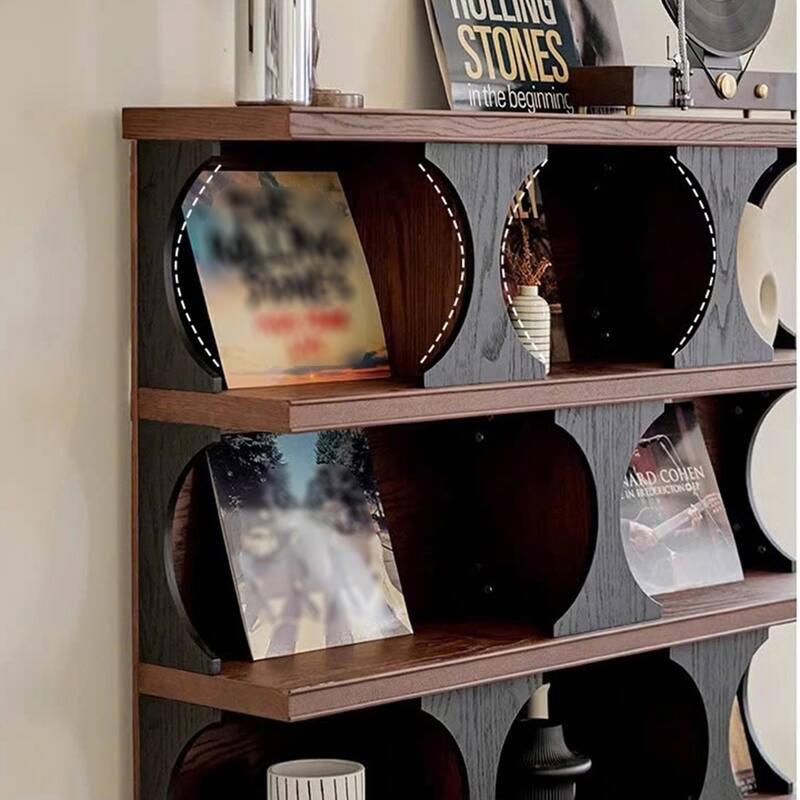 Modern 3-Tier Asymmetrical Bookshelf/Display Shelf