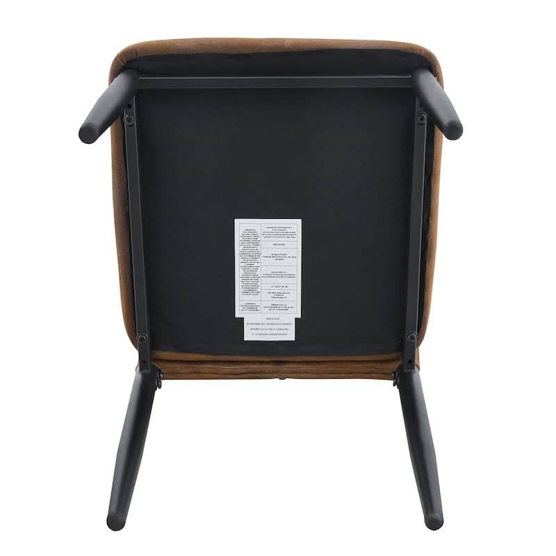 Dining Chair Reception Chair Accent Chair Set of 6 Office Chair Brown Kitchen Chair Meeting Room Chair