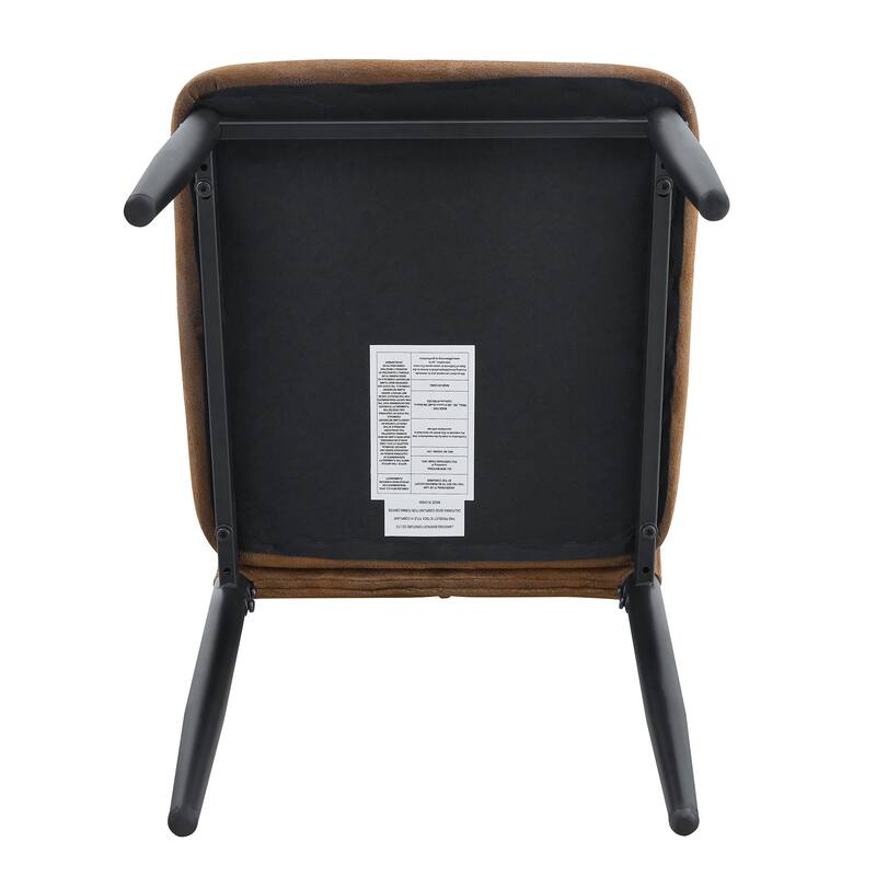 Set of 4 Dining Chairs, 37 inches High: Ergonomic PU Backrest, Combines Comfort and Style