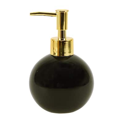 Round Simple Soap Pump Dispenser for Bathroom Hotel 300ml 1 Pcs