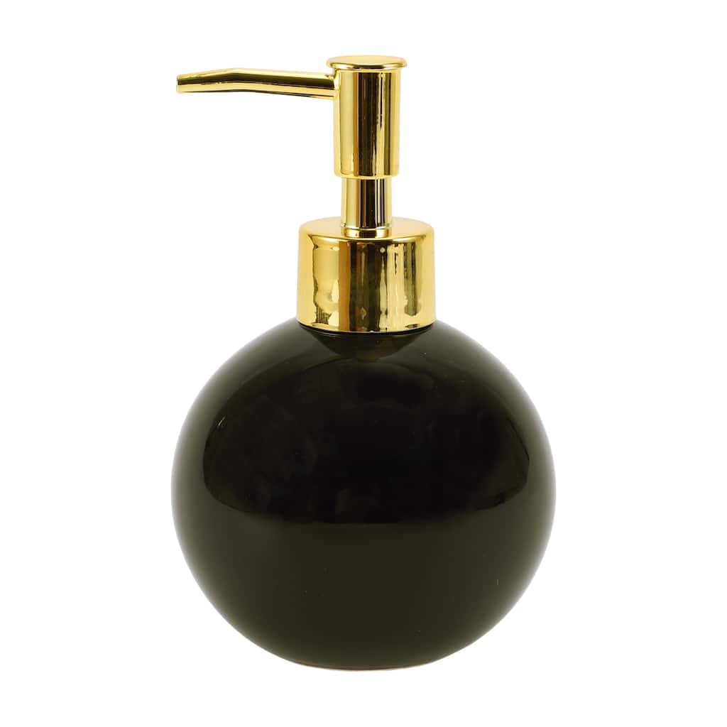 Round Simple Soap Pump Dispenser for Bathroom Hotel 300ml 1 Pcs
