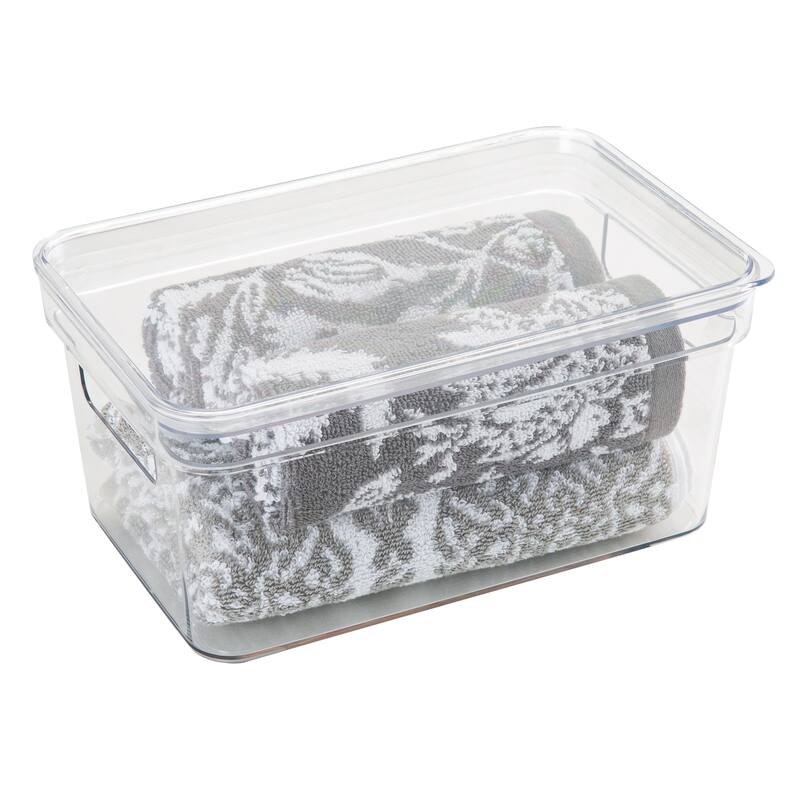 Simplify 2 Pack Lidded Storage Bin