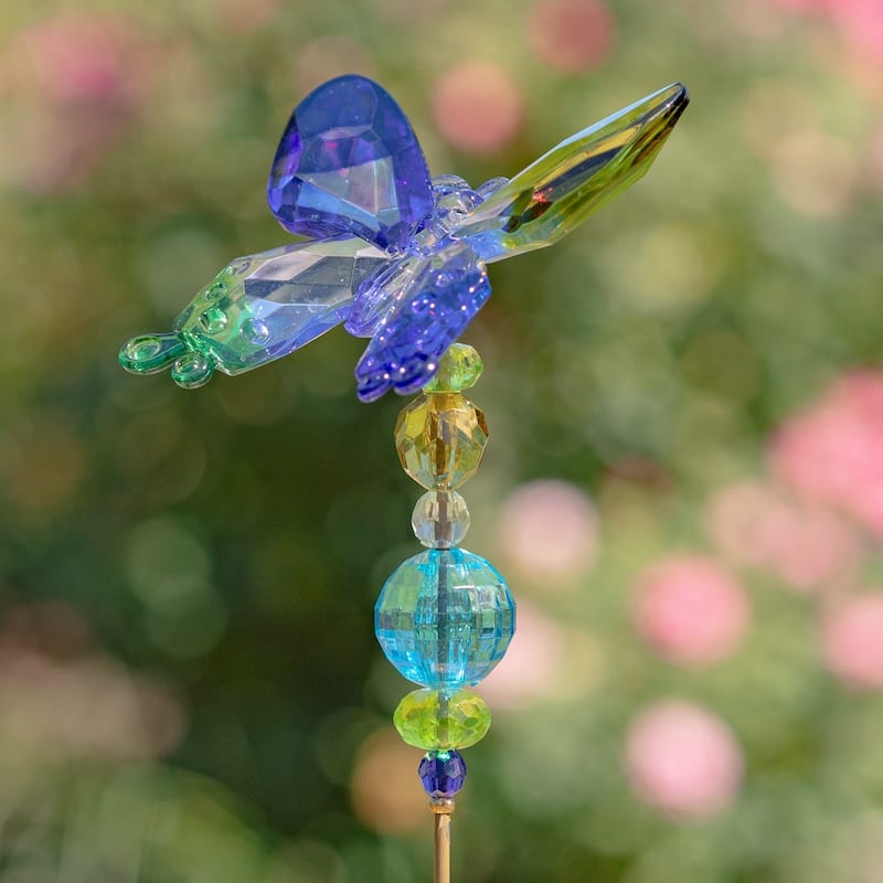 Set of 6 Acrylic Butterfly Pot Stakes