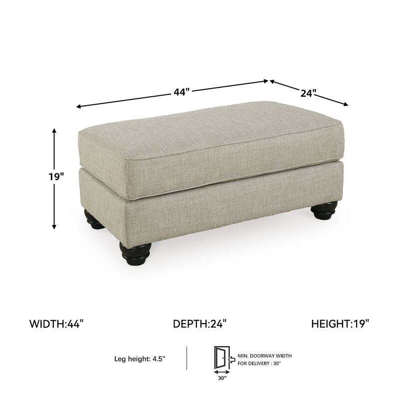 Signature Design by Ashley Asanti Beige Ottoman