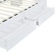 preview thumbnail 28 of 28, Twin Size Platform Bed Frame with LED Headboard, 2 Drawers, and 6 Storage Shelves, Solid & Silent Construction, Oak Finish