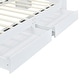 preview thumbnail 22 of 20, Twin Storage Platform Bed with Bookshelf Headboard & Light Strip Design, Wooden Bed Frame with 2 Drawers, No Box Spring Needed