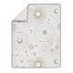 preview thumbnail 3 of 4, Sweet Jojo Designs Blush Pink Gold Star and Moon Girl 3pc Mini Crib Bedding Set Grey Celestial Sky Stars Gray Shabby Chic
