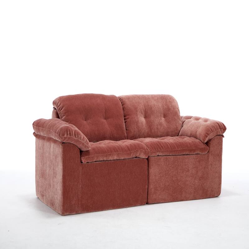 Modular Convertible Cushioned Sleeper Sofa Set