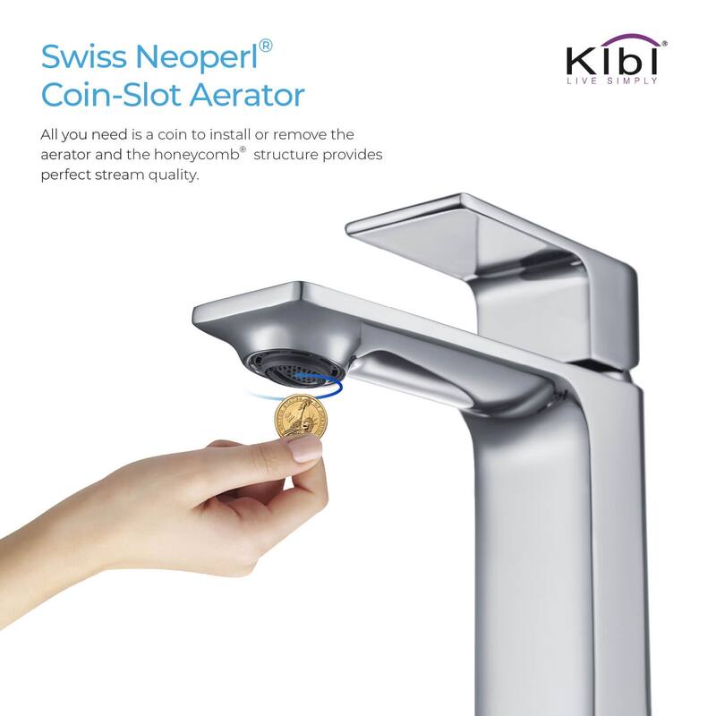Lead-free Solid Brass Single Handle Bathroom Vanity Faucet with Hose