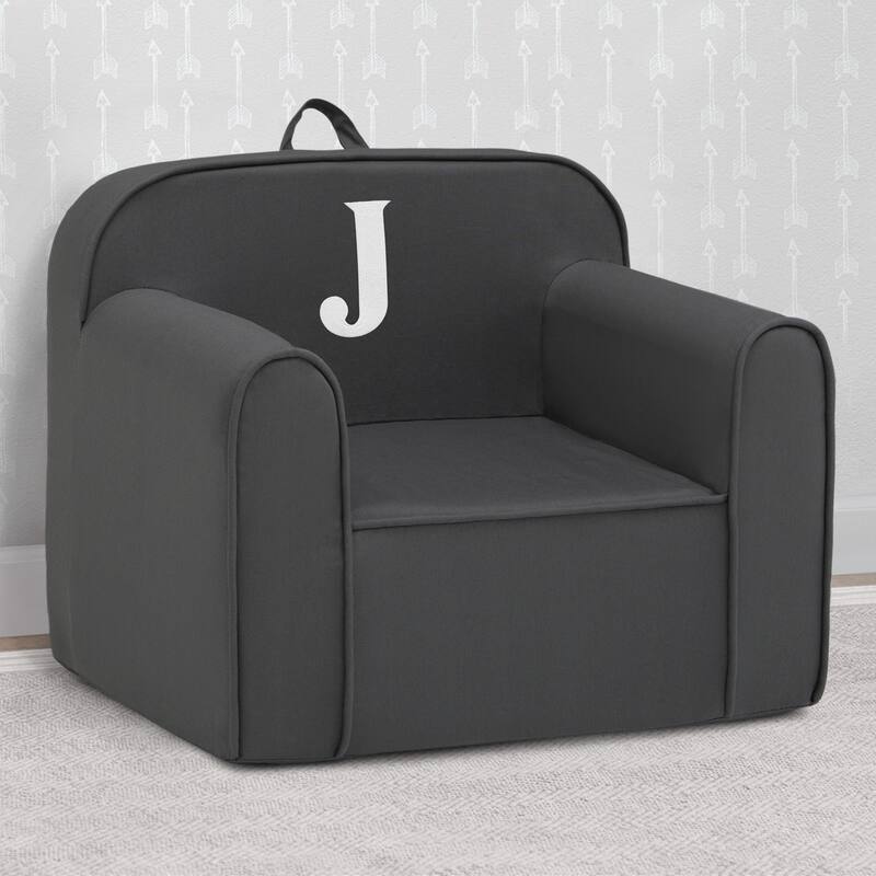 Delta Children Personalized Monogram Cozee Chair - Customize with Letter J