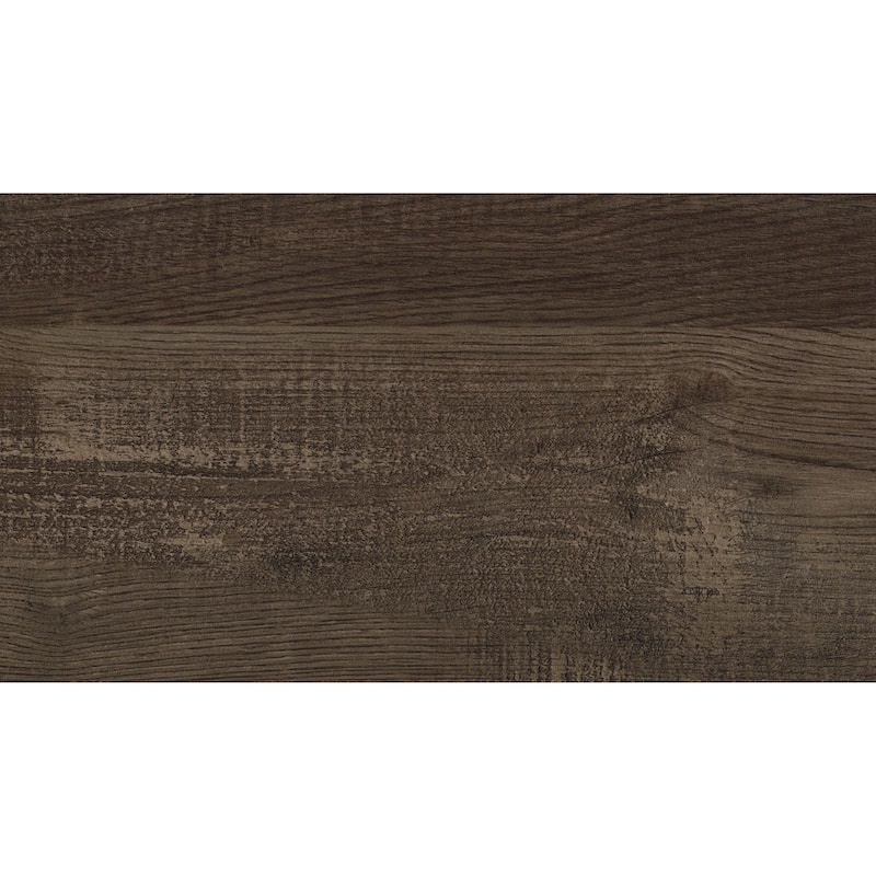 Rustic Panel Design Wooden Queen Size Bed with Block Legs Support, Brown