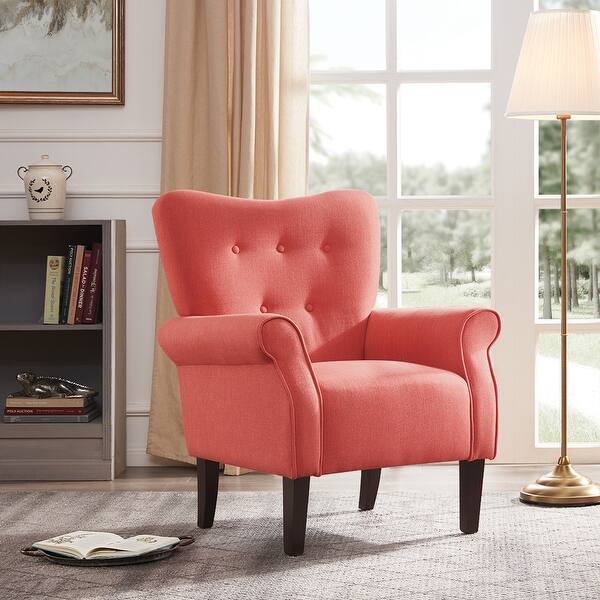 https://ak1.ostkcdn.com/images/products/is/images/direct/ffe311dde337dce0afc317d50be384b39b11b382/BELLEZE-High-Back-Accent-Chair-Armchair-Cushion-Seat-Armrest-Linen-with-Wooden-Leg%2C-Brick.jpg?impolicy=medium