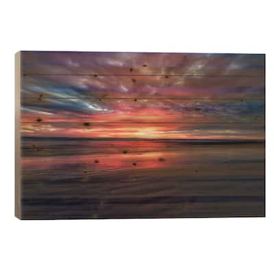 Nature's Palette Print On Wood by Chuck Burdick - Multi-Color