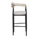 preview thumbnail 26 of 56, Christopher Knight Home Elmore Fabric and Iron 30 Inch Barstools (Set of 2)