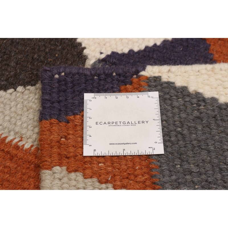 Ankara Cream Kilim 5'2" x 7'9" - 5'2 x 7'9