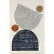 preview thumbnail 4 of 27, Nuloom Bevin Abstract Sky Fringe Area Rug